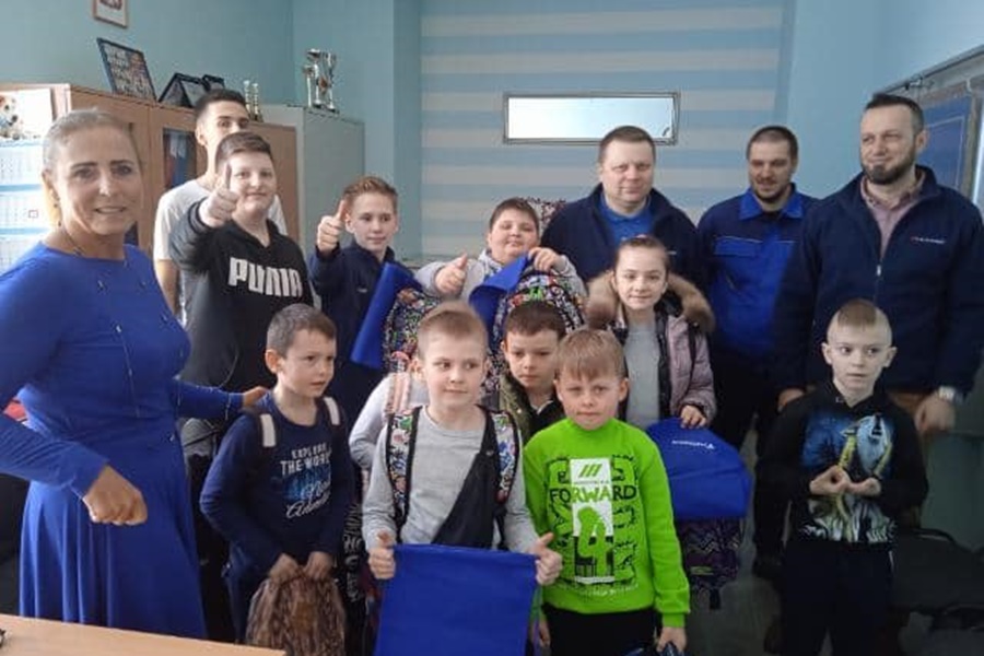 Dziękujemy firmie Hutchinson za pomoc dla dzieci z Ukrainy